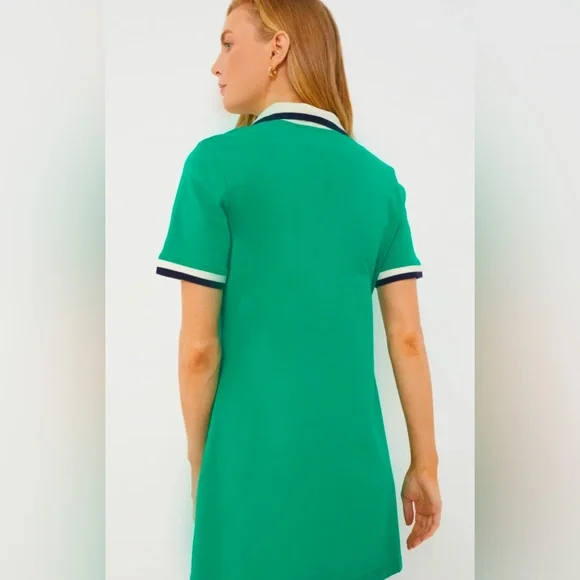 NWT Tuckernuck Green Hutton Polo Tennis Resort Dress - Picture 4 of 10